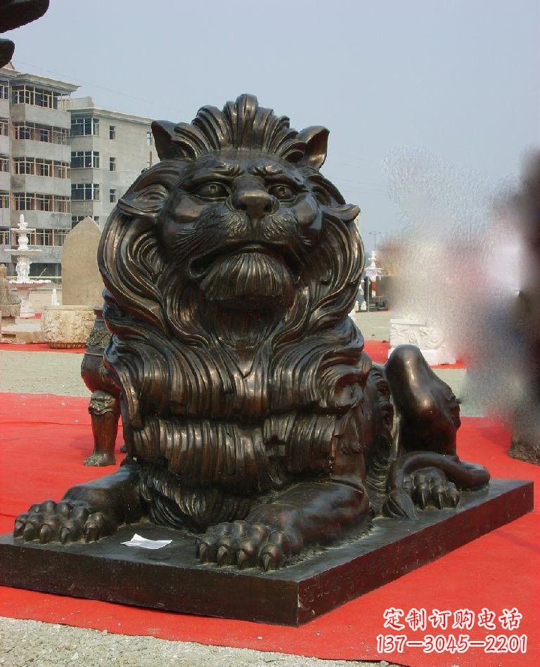 开封铜雕西洋狮子222