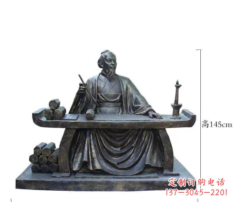 开封铜雕张仲景人物