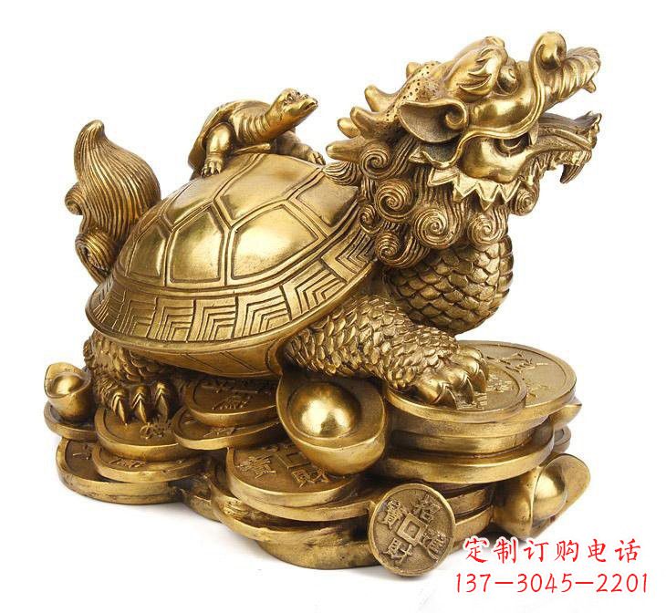 开封铜雕招财龙龟