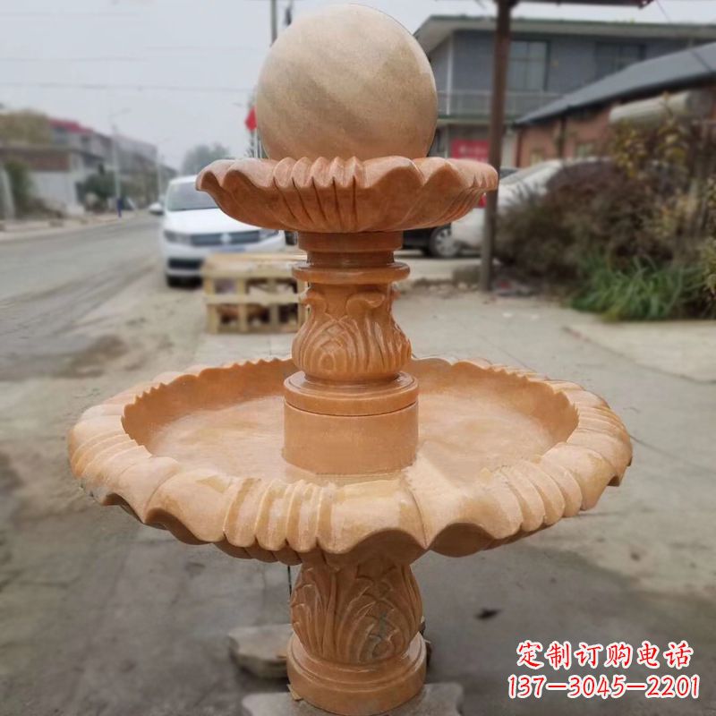 开封晚霞红风水球