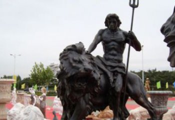 开封狮子座铜雕：狮子雕塑把你的星座进行升华