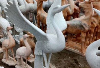 开封丹顶鹤雕塑，令您汲取自然之美