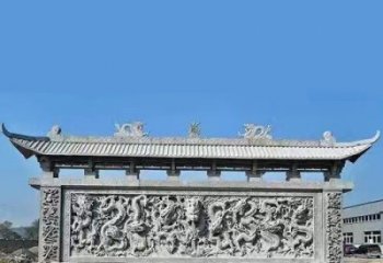 开封石雕浮雕影壁塑——高雅时尚的室内艺术装饰