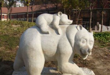 开封狗熊雕塑景观，给你一个精美园林