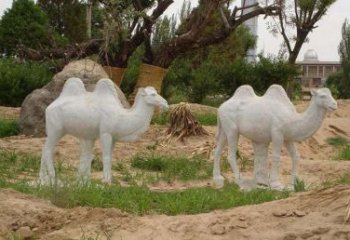 开封欣赏大自然，石雕骆驼公园动物雕塑邀请您