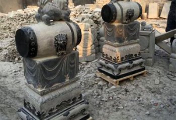 开封定制大象雕塑石雕门墩，传承中国古典文化