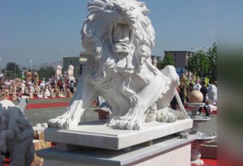 开封狮子雕塑，带来王者气派