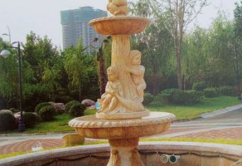 开封石雕喷泉龙头——美观优雅的水景定制