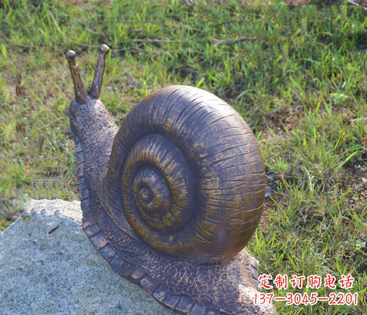 开封蜗牛铜雕