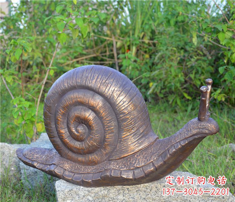 开封蜗牛铜雕塑