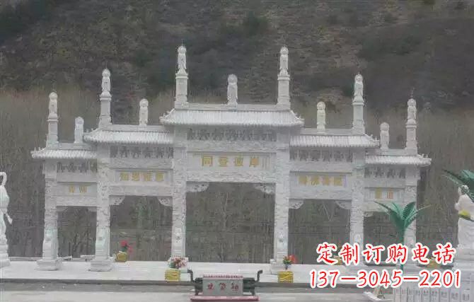 开封五门牌坊石雕 (2)