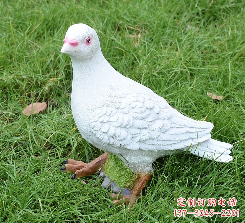 开封西方的鸽子雕塑