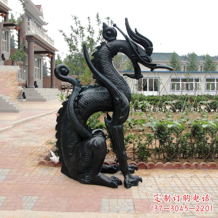 开封西方龙动物神兽雕塑