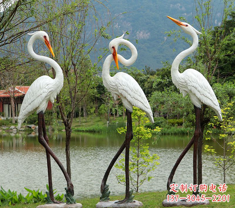 开封仙鹤的雕塑
