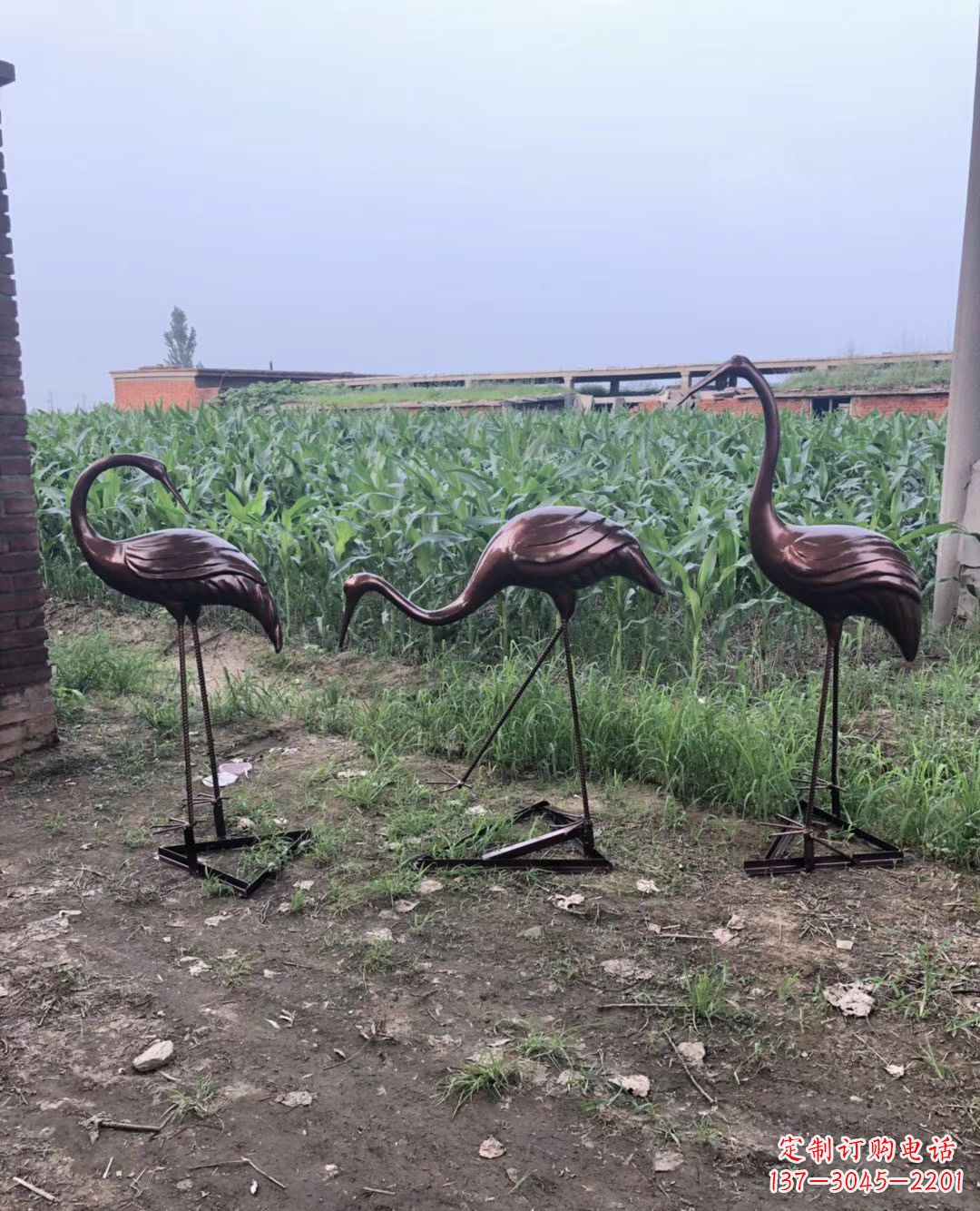 开封仙鹤雕塑