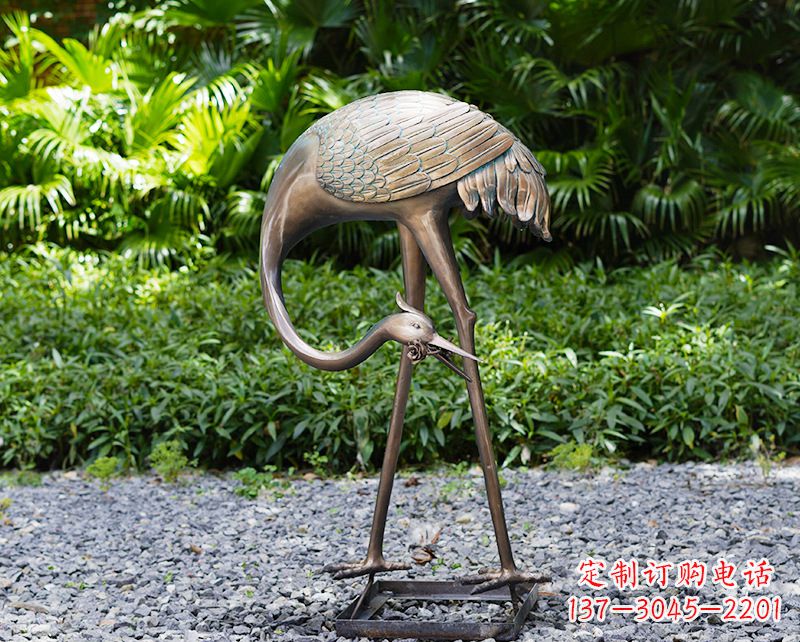 开封仙鹤雕塑喷泉