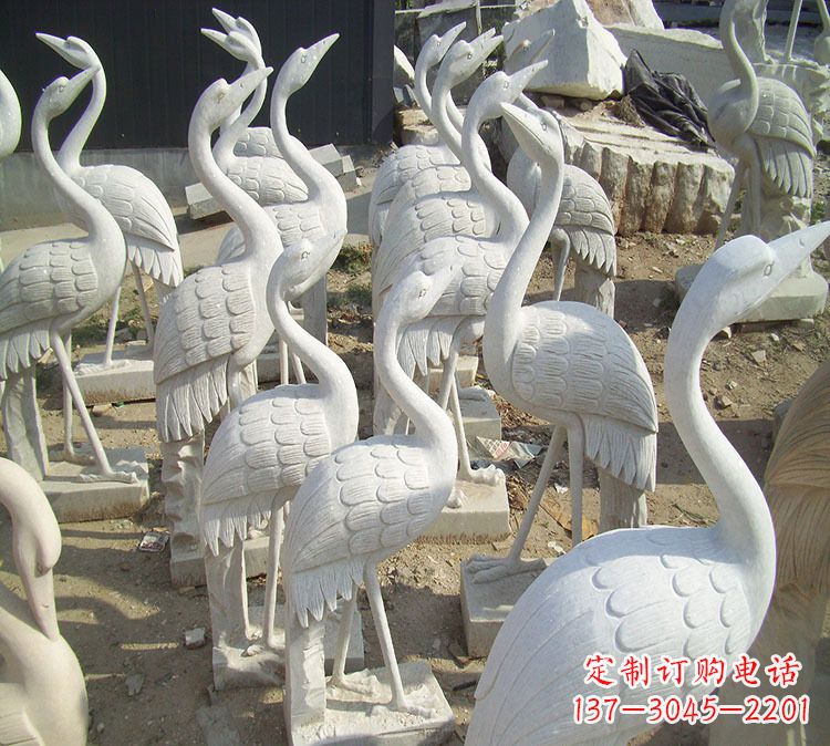 开封仙鹤石雕石雕