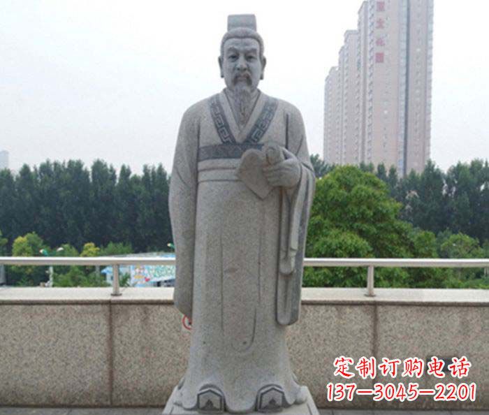 开封先秦法家代表人物商鞅石雕
