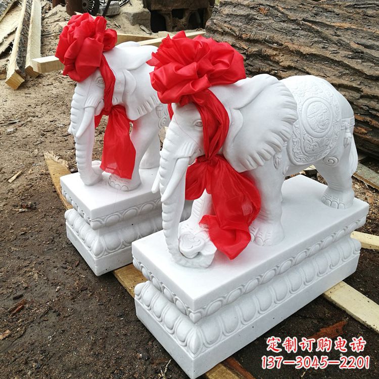 开封现代石雕大象