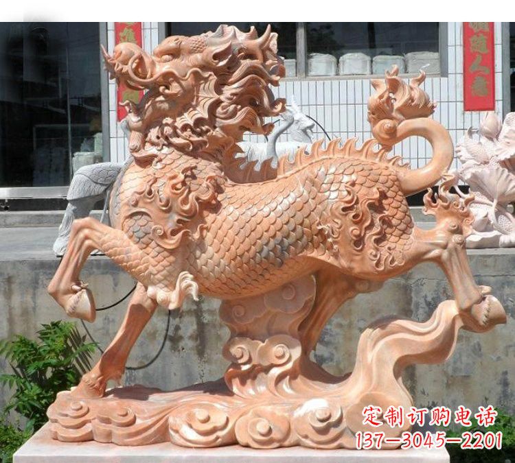 开封祥云麒麟石雕