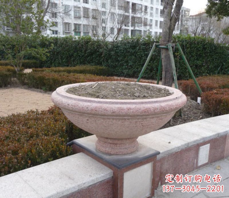开封小区花盆石雕
