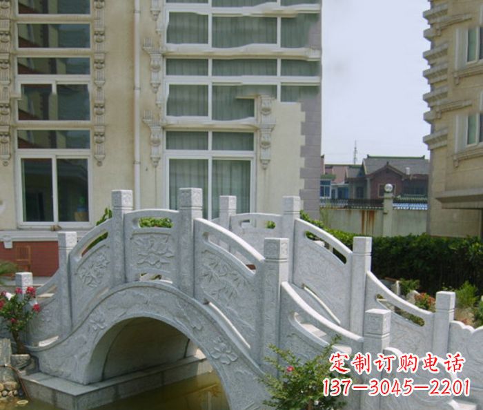 开封小区景观大理石拱桥 (2)