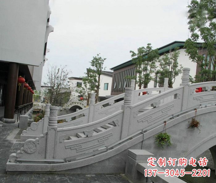 开封小区景观大理石拱桥