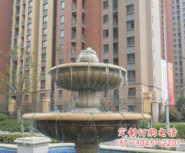 开封小区景观大理石喷泉石雕