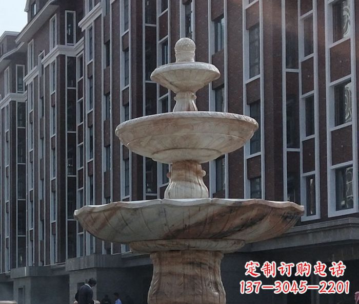 开封小区景观大型喷泉石雕 (6)