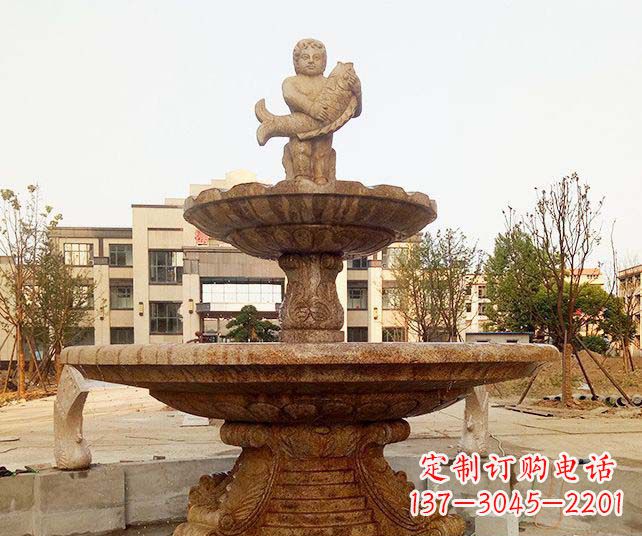 开封小区景观欧式喷泉石雕
