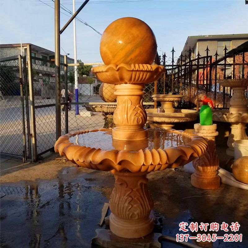 开封小区石雕喷泉塔