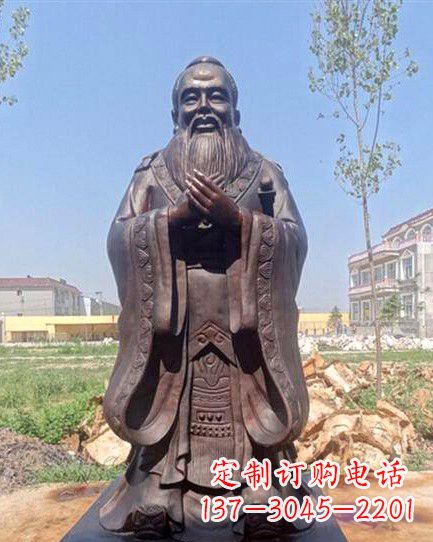 开封校园孔子雕像 (2)