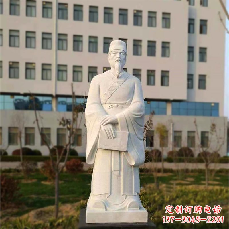 开封校园名人汉白玉雕塑医院医学院古代著名人物雕像
