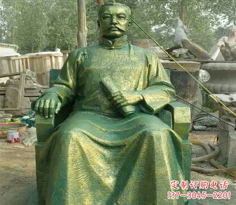 开封校园名人李大钊铜雕