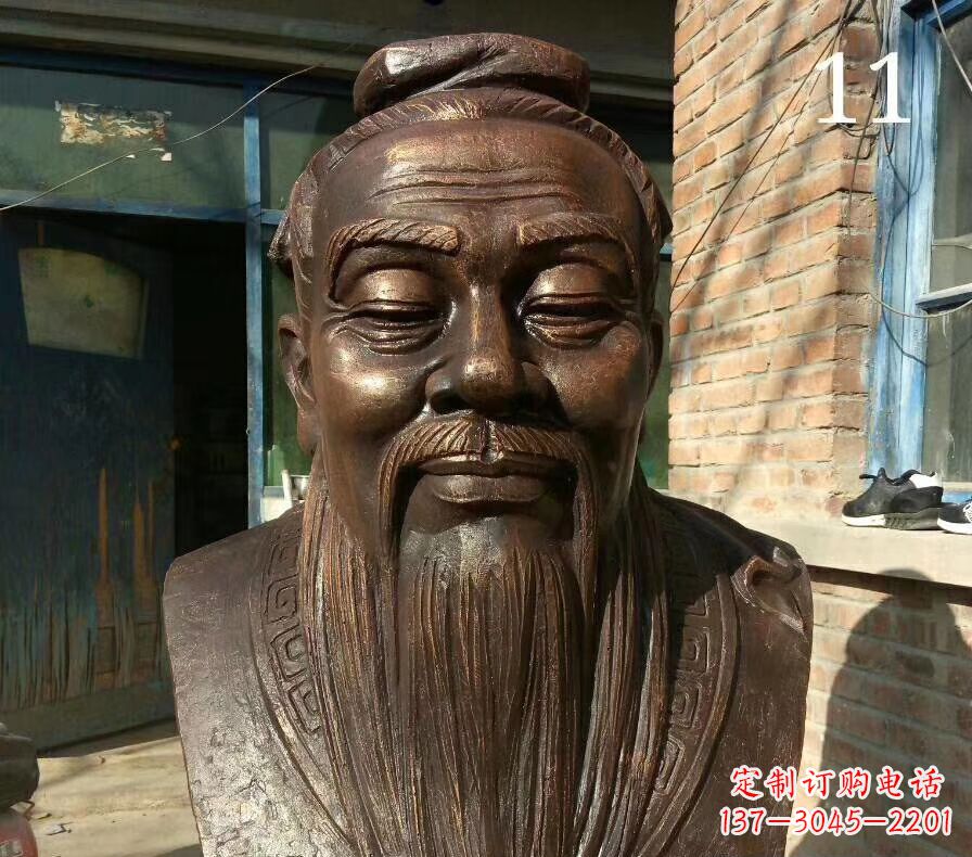 开封校园名人铜雕 人物雕塑
