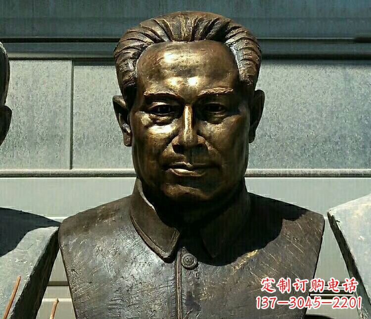 开封校园周恩来胸像铜雕