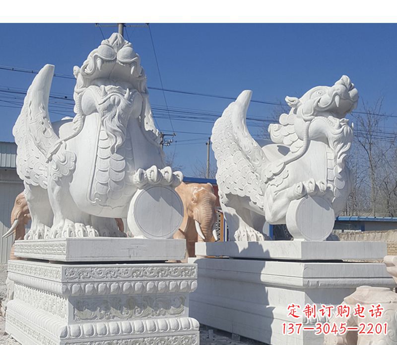 开封獬豸法院门口神兽石雕