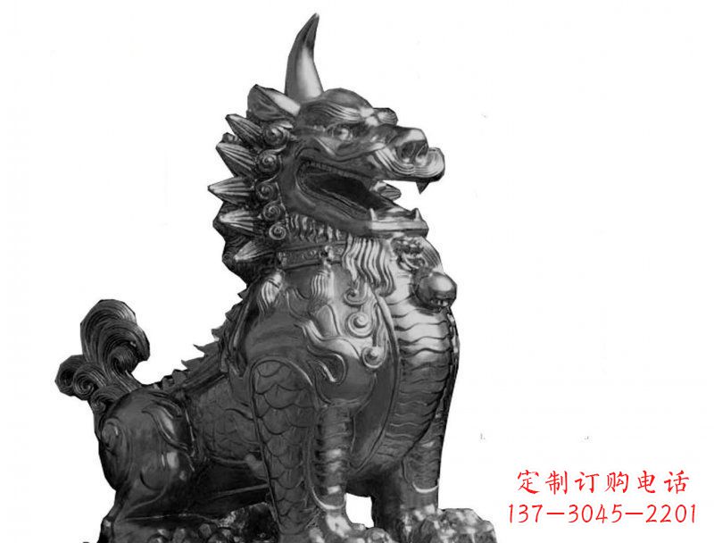 开封獬豸法院景观铜雕