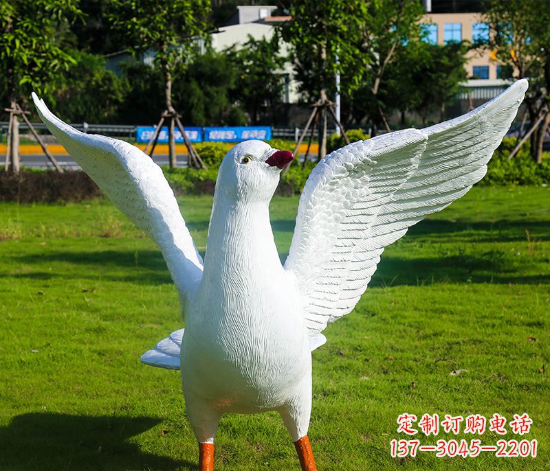 开封新县和平鸽雕塑