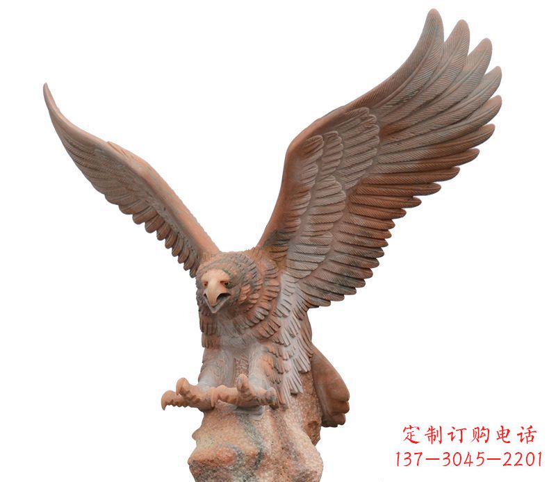 开封雄鹰展翅石雕