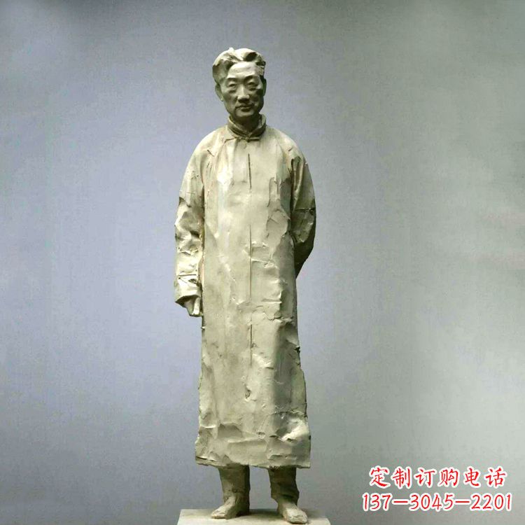 开封徐悲鸿雕塑像石雕历史名人雕像