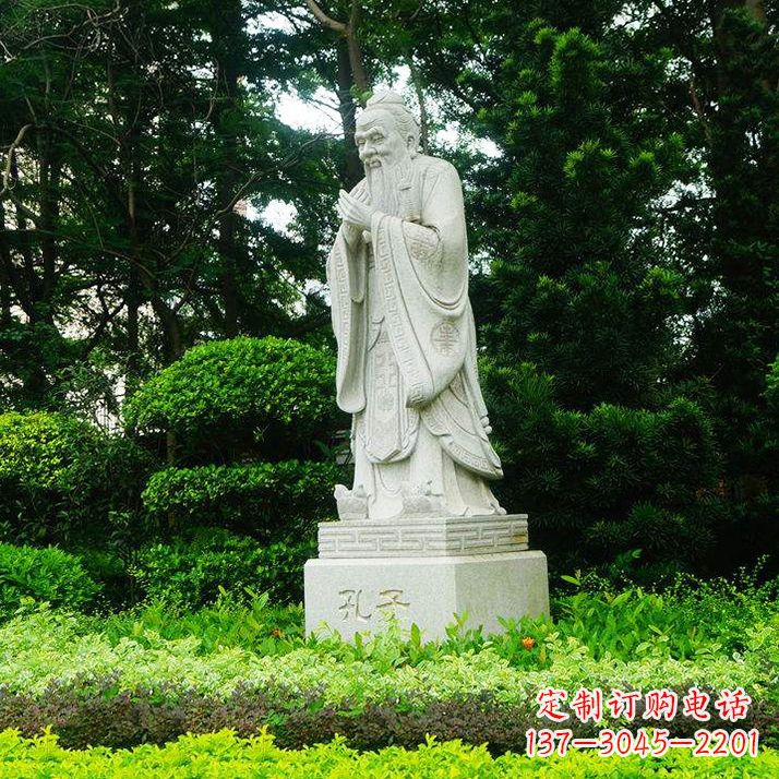 开封学校名人铜像雕塑 孔子铜像雕塑