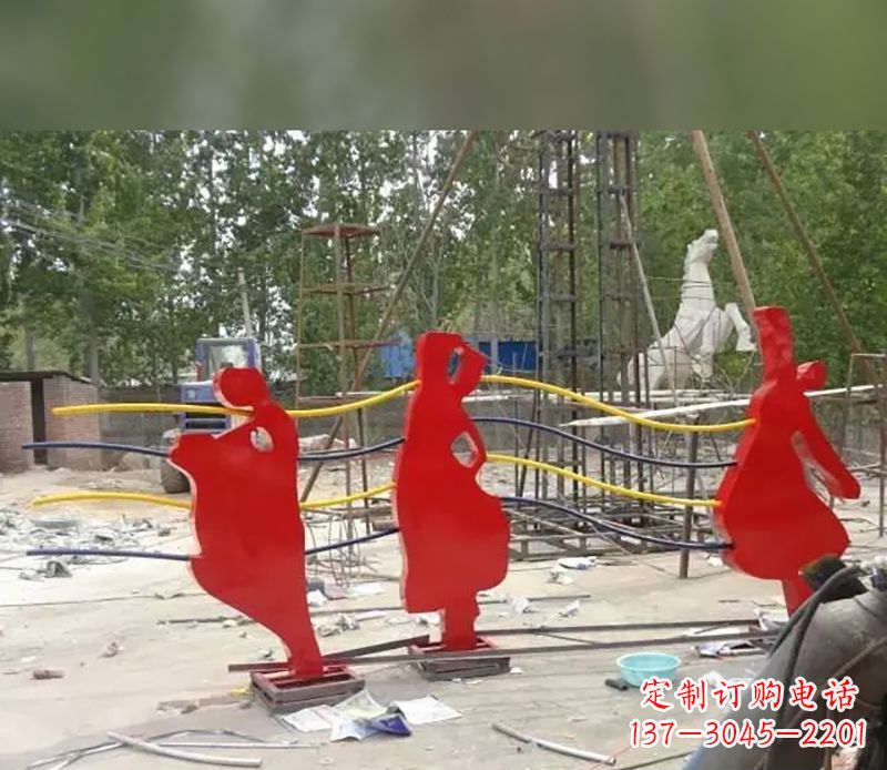 开封音符剪纸雕塑不锈钢