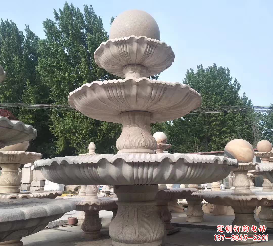 开封音乐风水球石雕