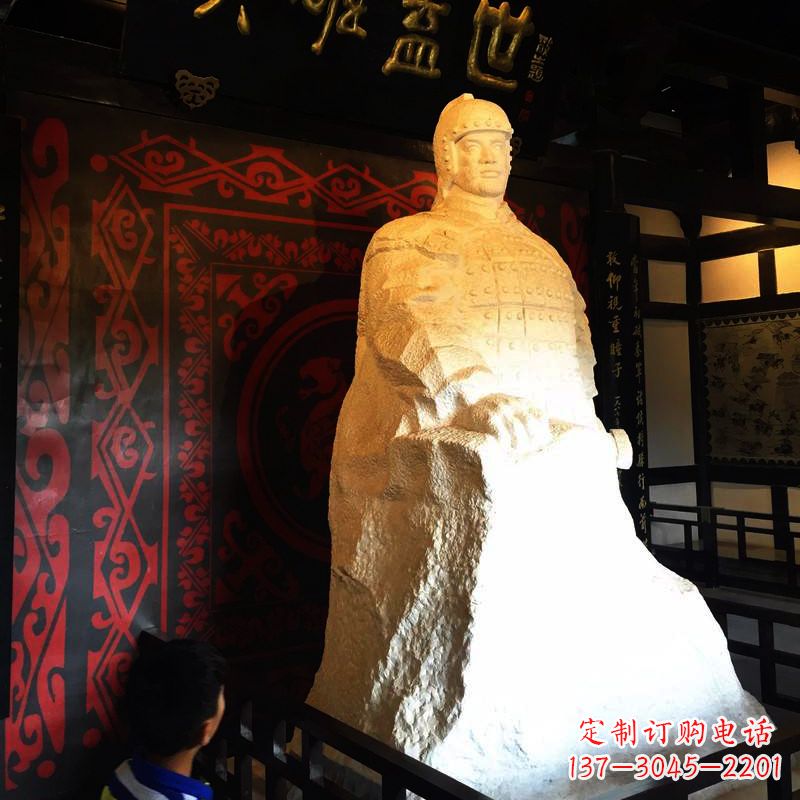 开封英雄盖世楚霸王石雕像
