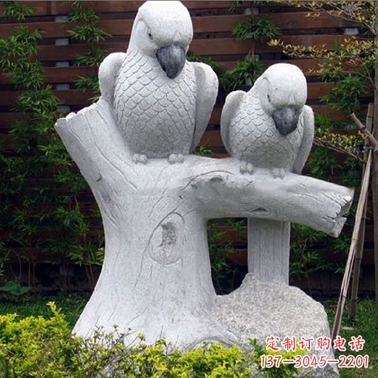 开封鹦鹉大理石雕塑