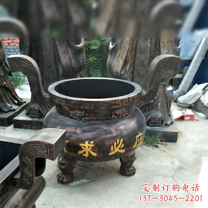 开封有求必应祈福铜雕香炉