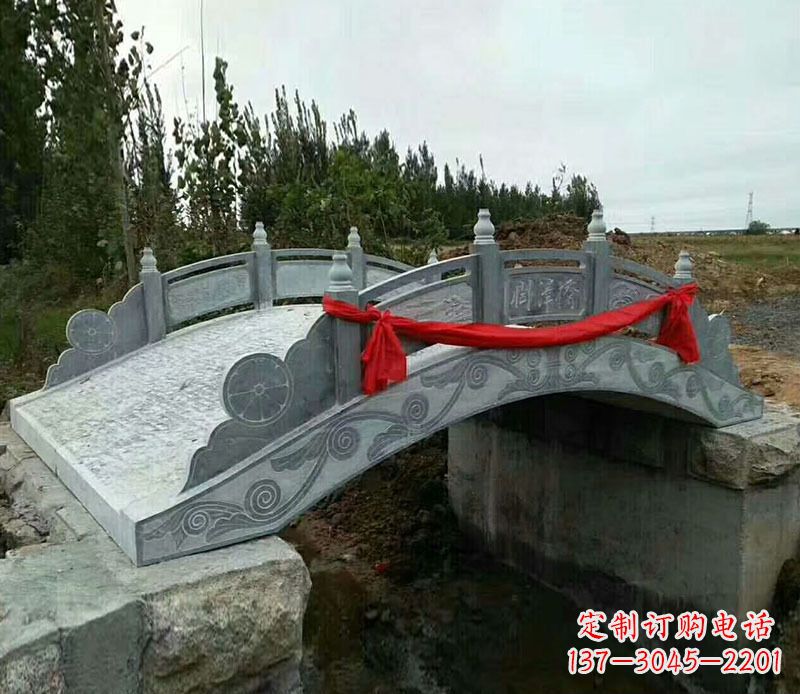 开封园林仿古石拱桥景观雕塑
