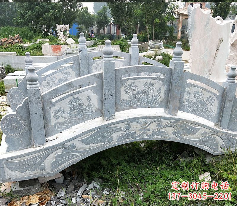 开封园林仿古石拱桥景观石雕 (3)
