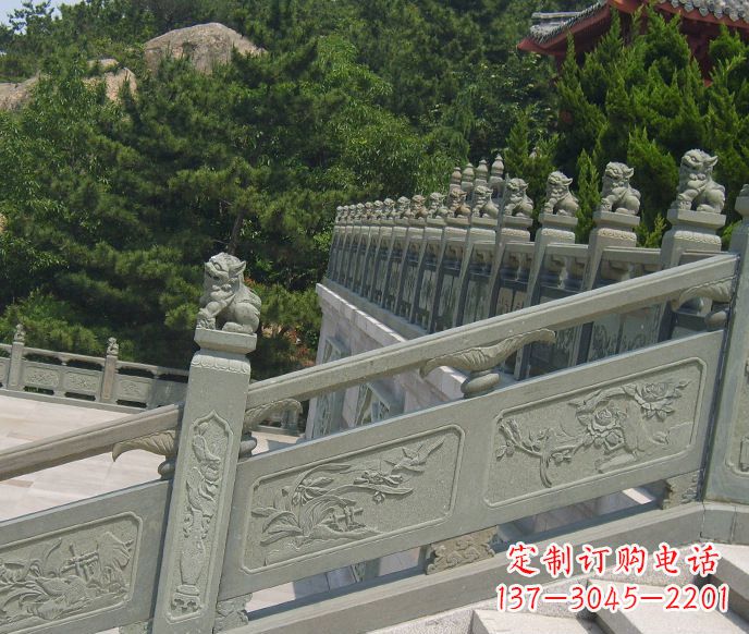 开封园林仿古石栏板景观石雕 (4)
